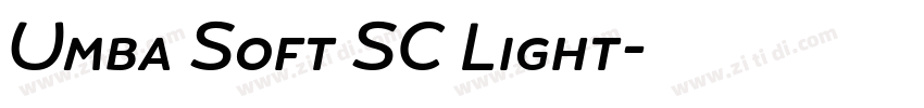 Umba Soft SC Light字体转换